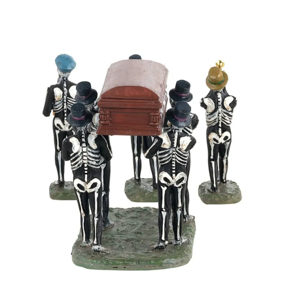 Lemax Jazz Funeral Table Accent Set of 4 #13554