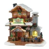 Lemax Pine Grove Pizza Lighted Building Battery-Operated #55322