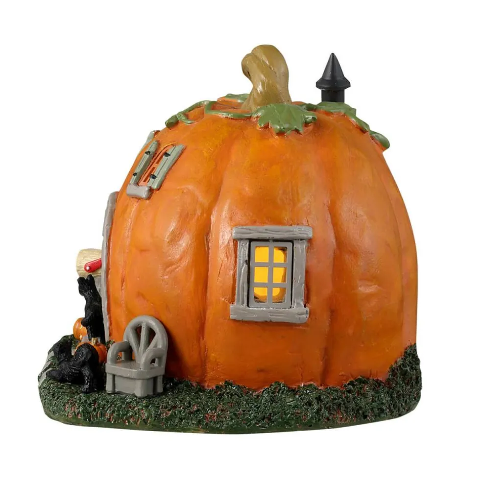 Lemax Pumpkin Cottage Lighted Table Accent #34082