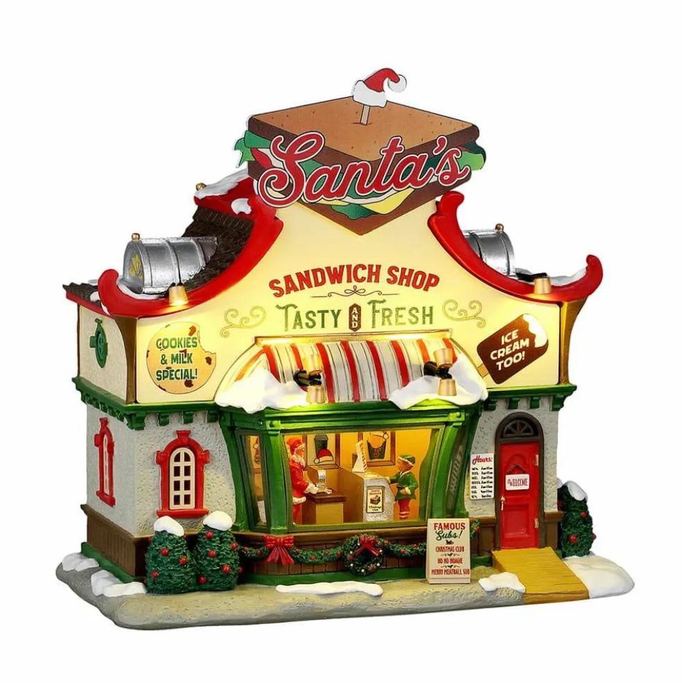 Lemax® Santa's Wonderland™ Santa's Sandwich Shop