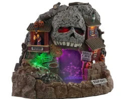Lemax Skull Cave Quarry Lighted Table Accent with 4.5V Adaptor #14822