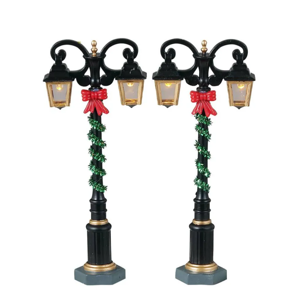 Lemax Splendid Lights Battery Operated Accessory Set of 2 #34090