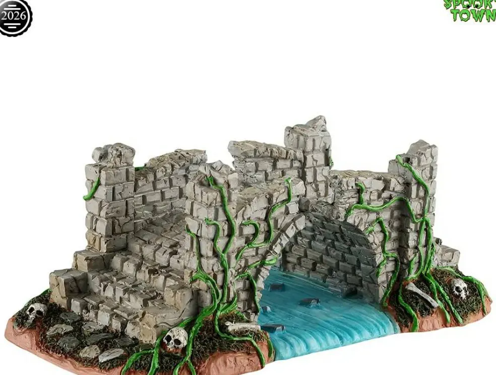 Lemax Spookytown Broken Bridge