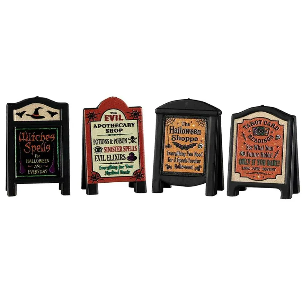 Lemax® Spooky Town® Evil Signs, 4ct.