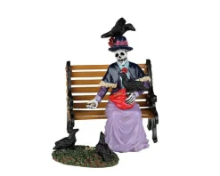 Lemax Spooky Town Feeding the Birds Figurines Set of 2 #22101