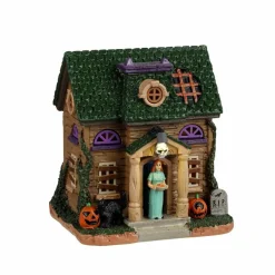 Lemax Spooky Town Halloween Village Banshee's Treats Halloween Cottage Building