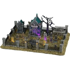 Lemax® Spooky Town® Misty Crypt Graveyard