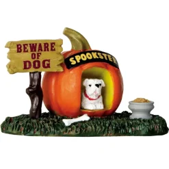 Lemax Spooky Town Pumpkin Doghouse Village Accessory #64053