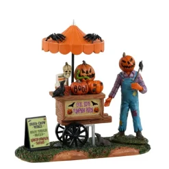 Lemax Spooky Town Pumpkin Patch Vendor Table Accent #33611