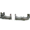 Lemax Stone Wall Table Accent Set of 6 #63576