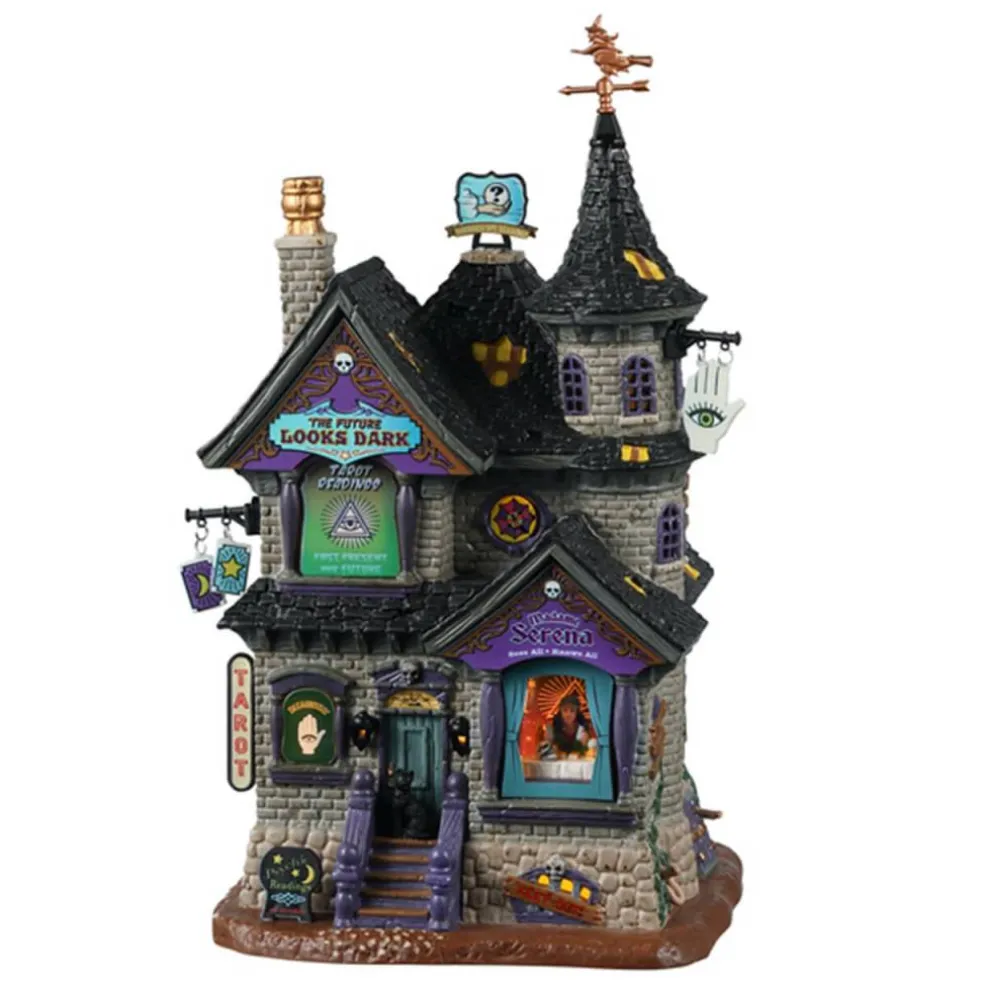Lemax The Future Looks Dark Lighted Building #25857
