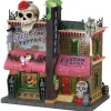 Lemax The Skull and Rose Tattoo Studio Lighted Building Battery Operated #15751