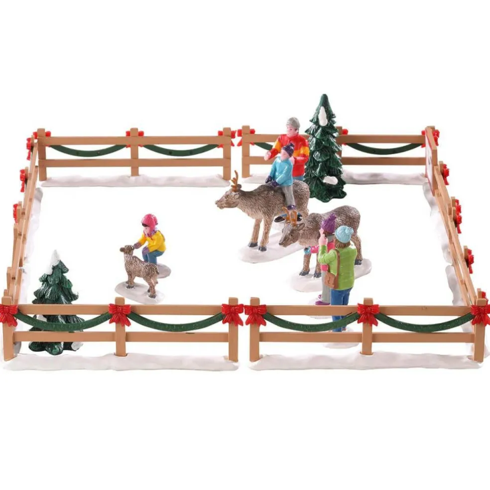 Lemax© Vail Village Accessory™: Reindeer Petting Zoo