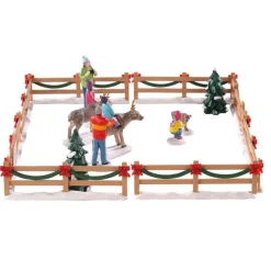 Lemax© Vail Village Accessory™: Reindeer Petting Zoo