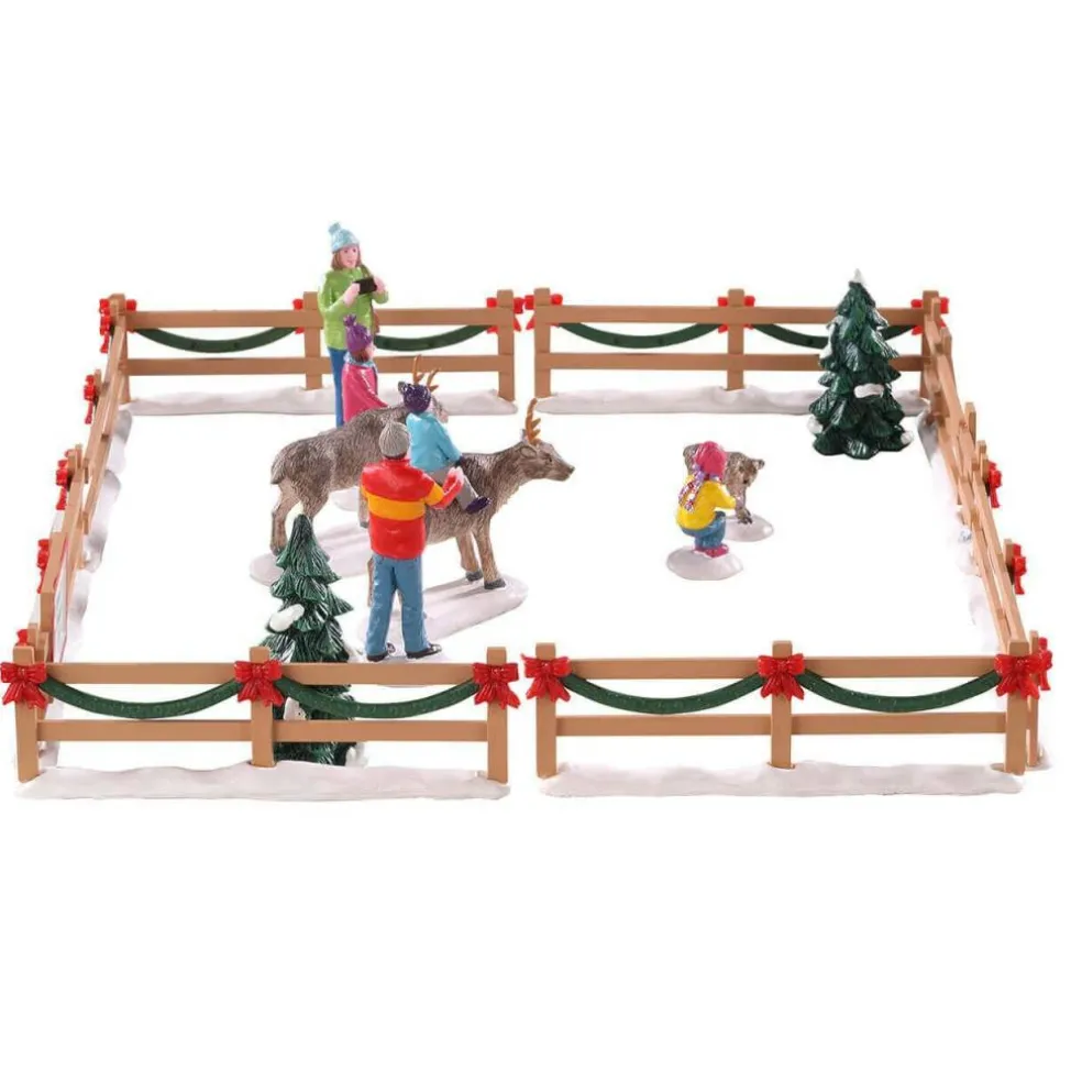 Lemax© Vail Village Accessory™: Reindeer Petting Zoo