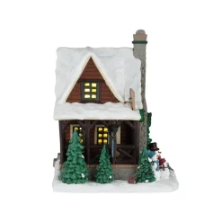 Lemax Vail Village Cozy Forest Cabin Winter Christmas Building