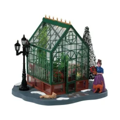 Lemax Victorian Greenhouse Lighted Table Accent Battery Operated #84347
