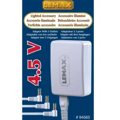 Lemax® 4.5V White 3-Output Expansion Adapter