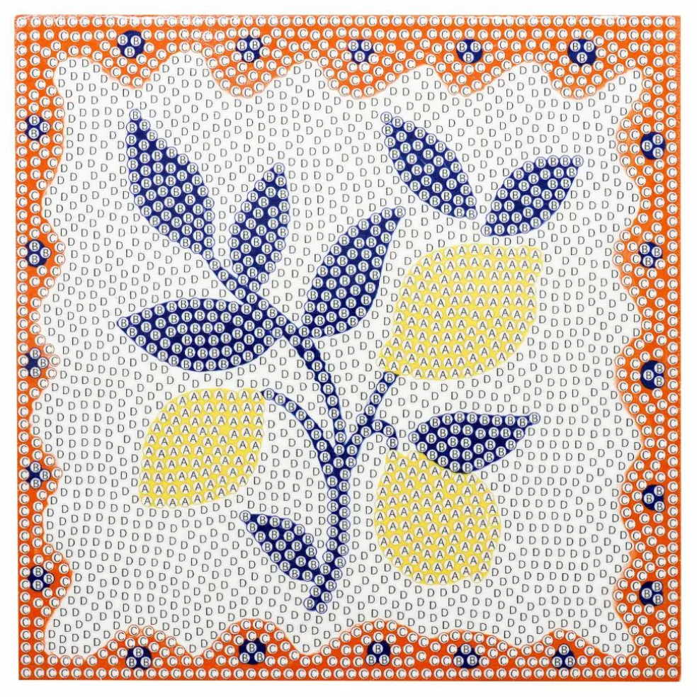 5.75" Lemon Tile Diamond Art Kit by Make Market®