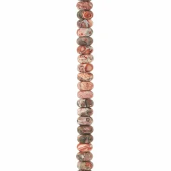 Leopard Jasper Rondelle Beads by Bead Landing™, 6mm