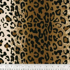 Leopard Print Anti-Pill Fleece Fabric