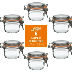 Le Parfait - Clear - Versatile Glass Classic Super Terrines - 4 Piece