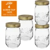 Le Parfait - Clear - Versatile Preserving Jars for Storage and Decor - 4 Piece