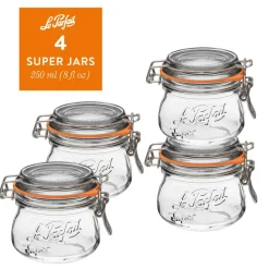 Le Parfait - Versatile Glass Jars for Preserving, Canning and Storage