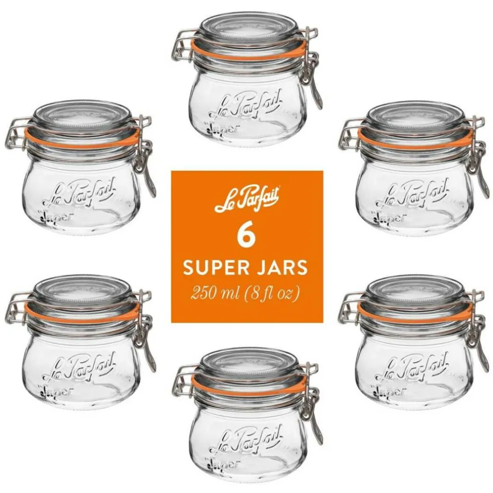 Le Parfait - Versatile Glass Jars for Preserving, Canning and Storage