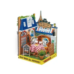 Le Petit Cafe with Snoopy & Spike - DIY Miniature House Kit