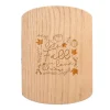 Let's Fall in Love 11" x 8" Redwood Oval Cutting Board