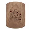 Let's Fall in Love 11" x 8" Walnut Oval Cutting Board