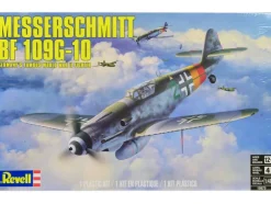 Level 4 Model Kit Messerschmitt Bf 109G-10 Fighter Aircraft "Germany's Famous World War II Fighter" 1/48 Scale Model by Revell