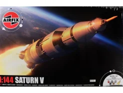 Level 3 Model Kit of NASA Saturn V Rocket Gift Set 1/144 Plastic Model Kit by Airfix