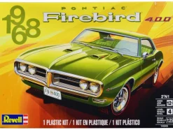 Level 4 Model Kit 1968 Pontiac Firebird 400 2-in-1 Kit 1/25 Scale Model by Revell