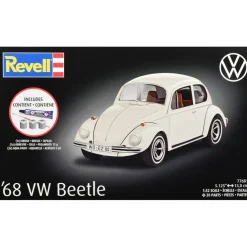 Level 3 Model Kit 1968 Volkswagen Beetle All-Included Kit 1/32 Scale Model by Revell