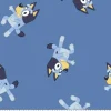 Licensed Bluey Tossed Fleece Fabric by the Yard