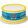 Licensed Paw Patrol Birthday - Designer Strips - Edible Cake Side Toppers - D7442