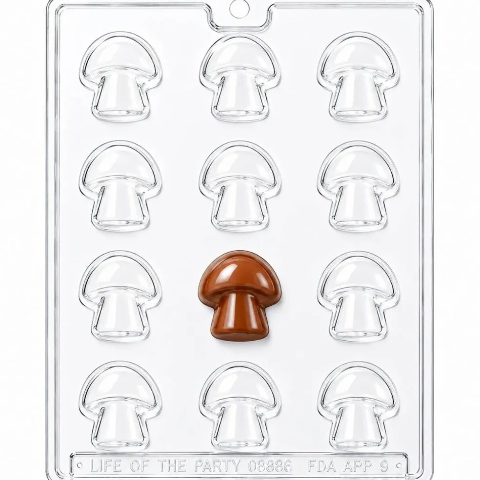 Life of the Party Mushroom Mold for Bite Size Chocolate