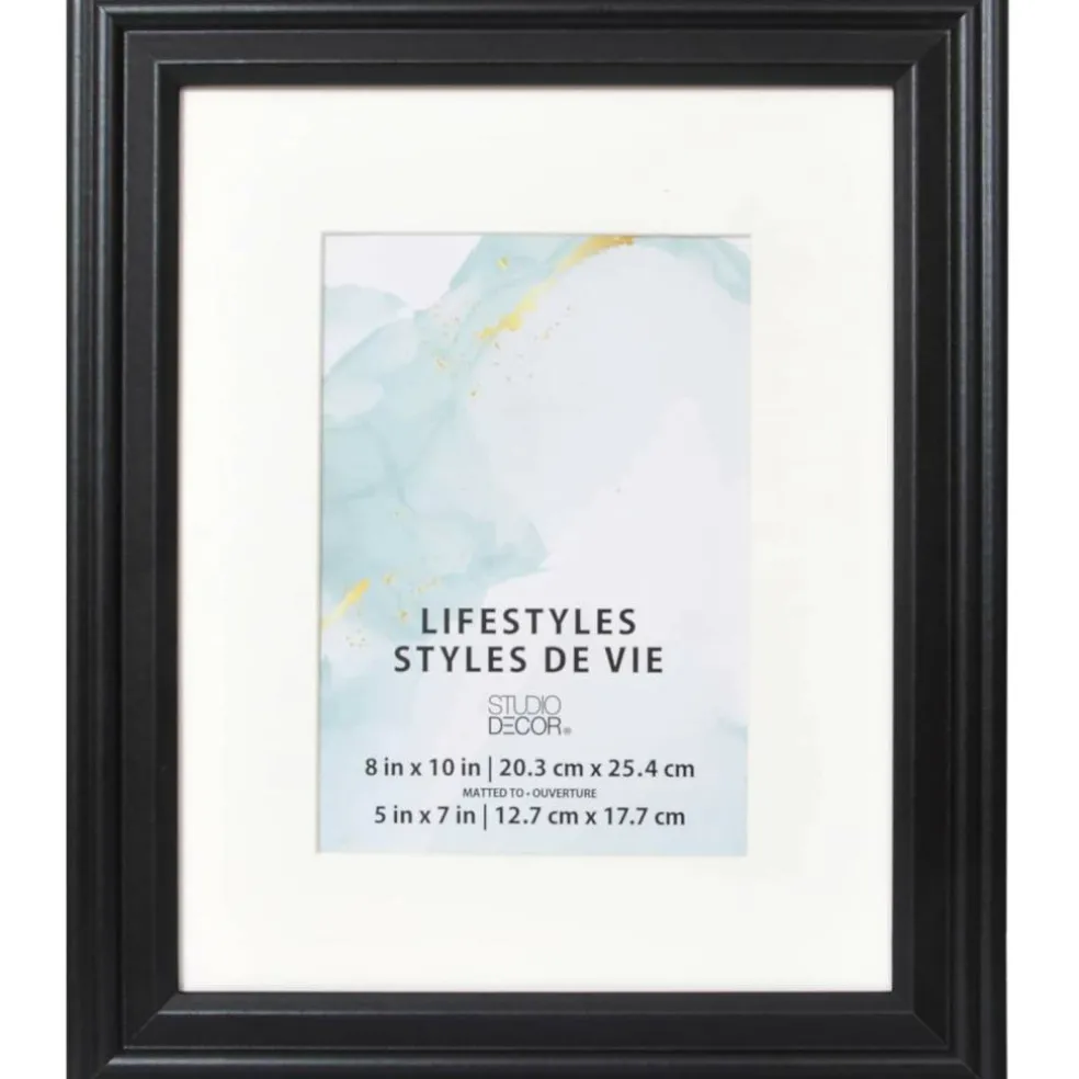 Lifestyles™ Black Frame With Mat by Studio Décor®