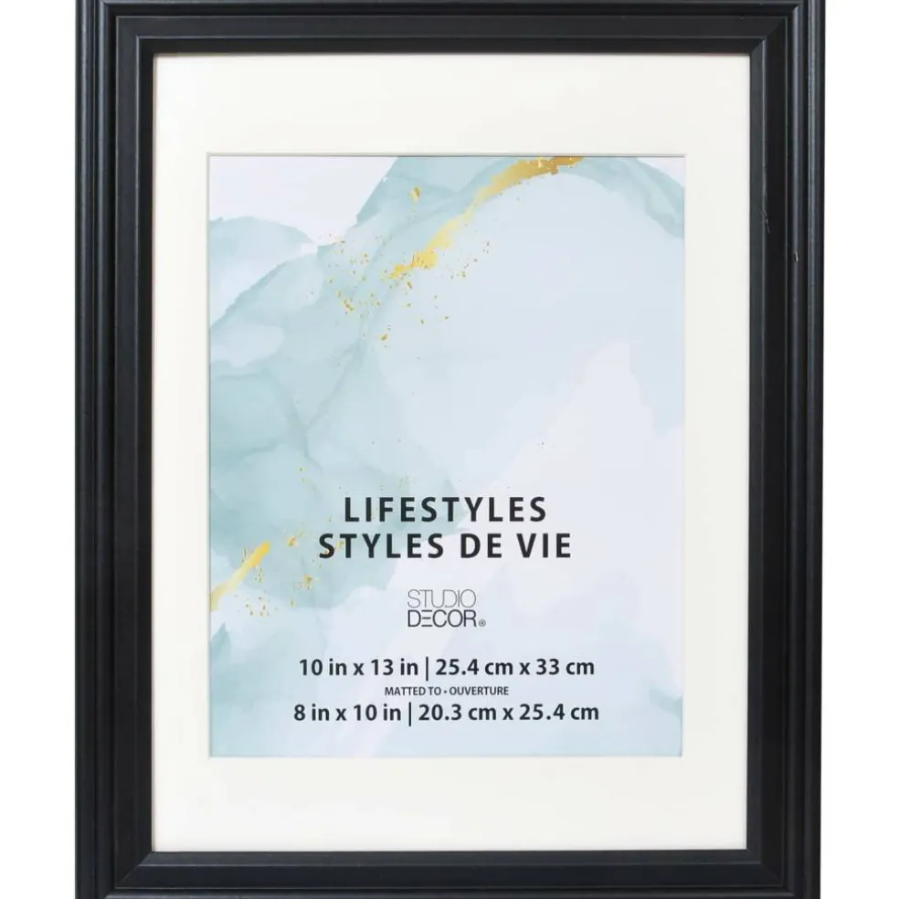 Lifestyles™ Black Frame With Mat by Studio Décor®