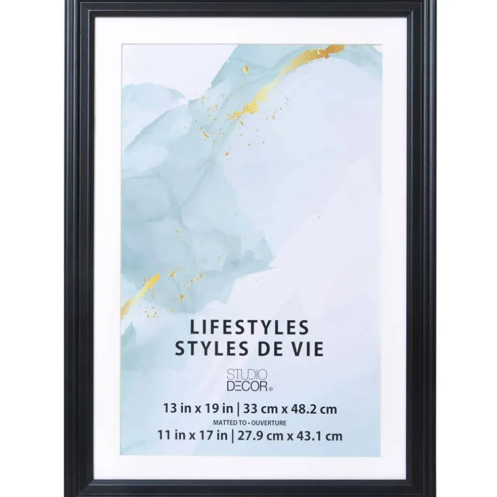 Lifestyles™ Black Frame With Mat by Studio Décor®