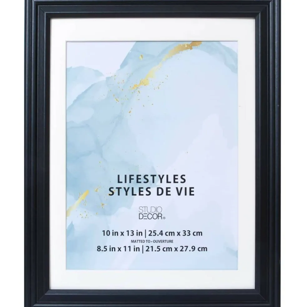 Lifestyles™ Black Frame With Mat by Studio Décor®