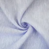 Light Blue-White Spence Bryson Texture Slub Irish Linen Woven Fabric By the Yard