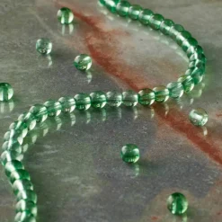 Light Green Quartz Round Beads by Bead Landing™