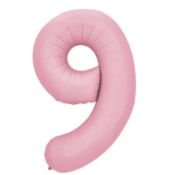 34" Light Pink Number Foil Balloon