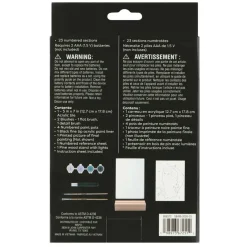 Light Up Black Cat Paint-by-Number Acrylic Surface Kit by Artist's Loft®