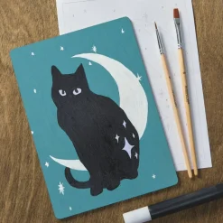 Light Up Black Cat Paint-by-Number Acrylic Surface Kit by Artist's Loft®