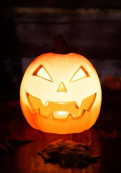 9" Light Up Jack O' Lantern Decoration