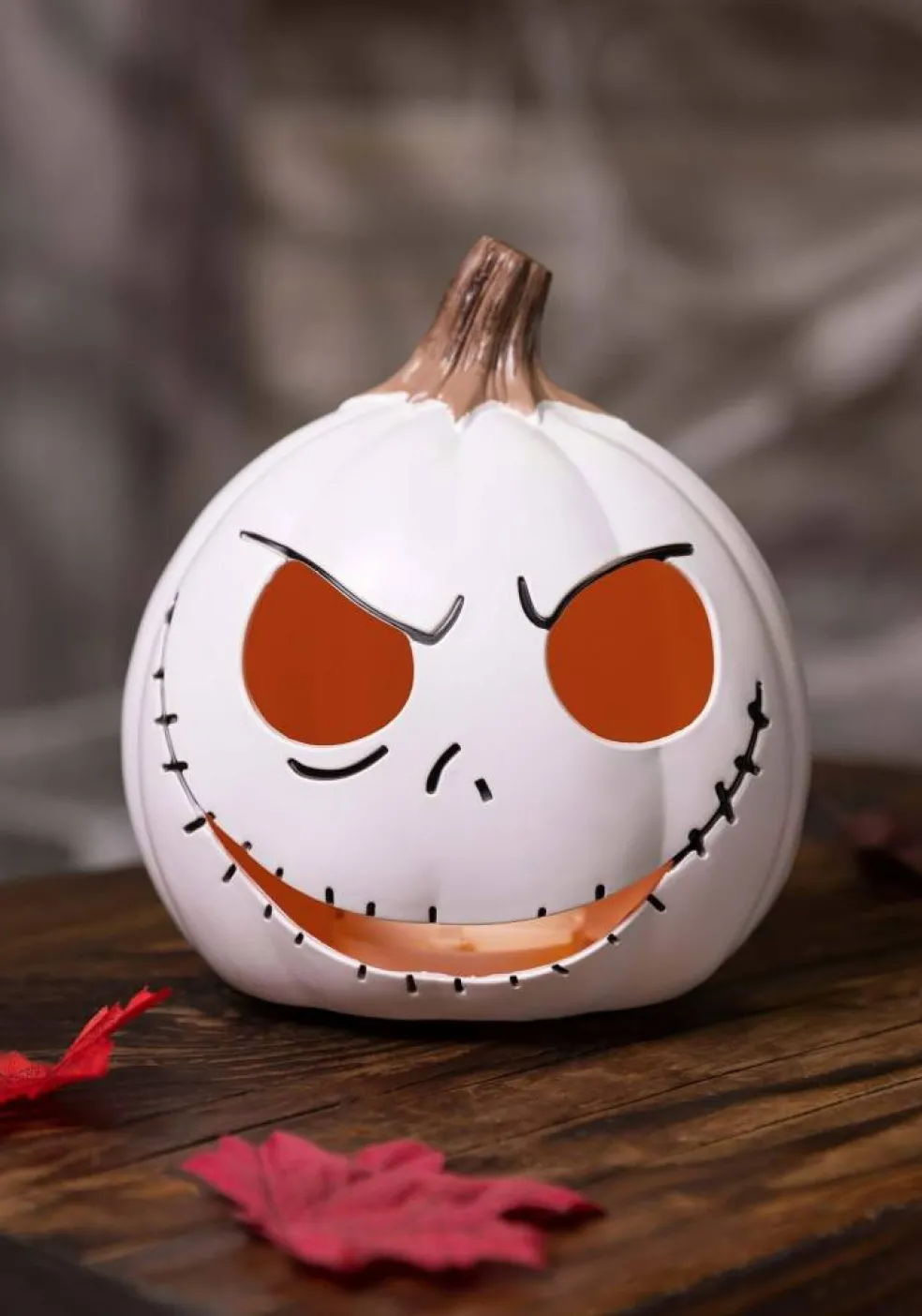 Light Up Jack Skellington 6" Pumpkin Decoration